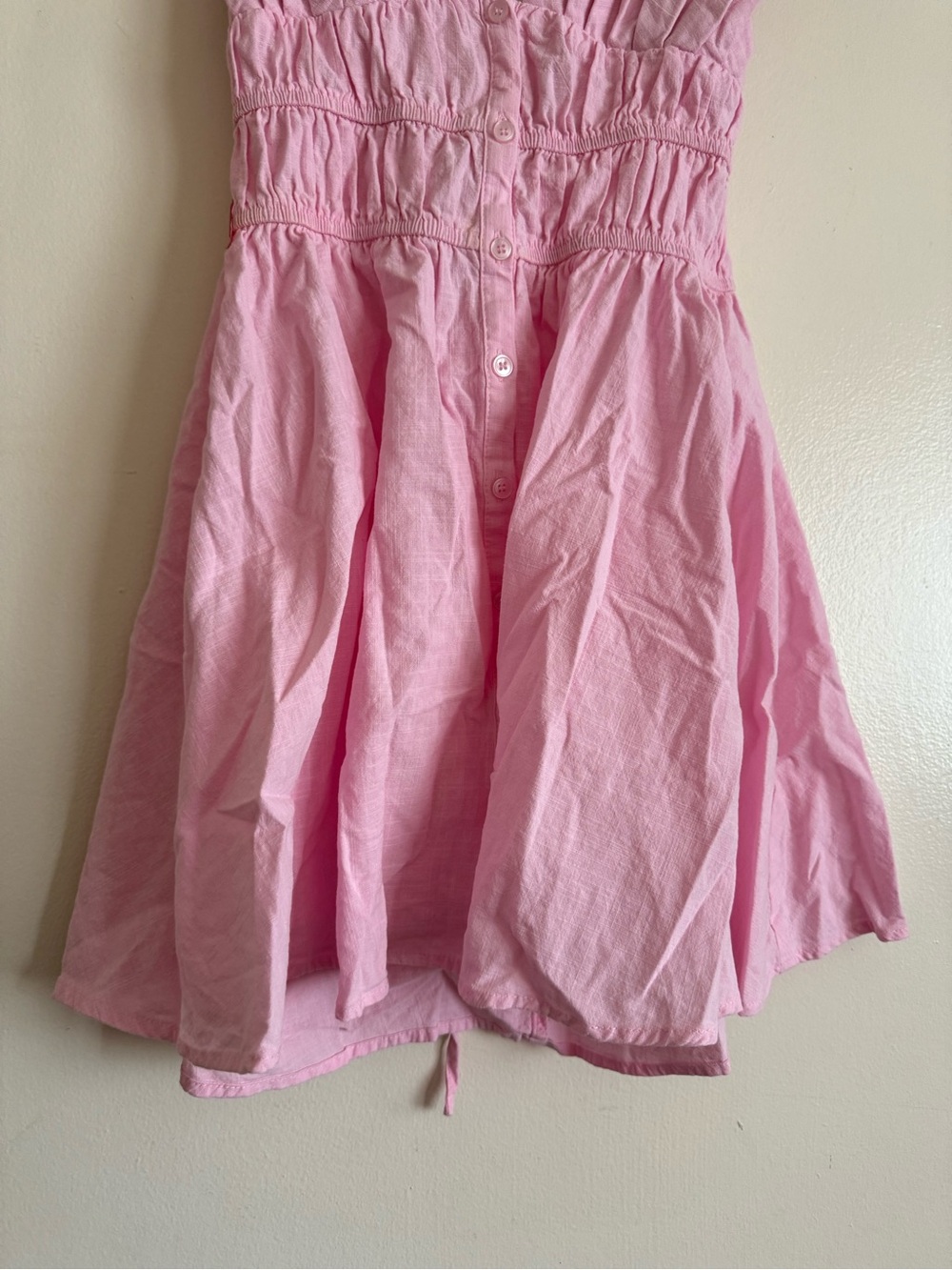 SNDYS Mahalia Sweetheart Pink Mini Dress with Spaghetti Straps - Picture 6 of 11